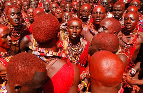 Maasai morans zuru kenya