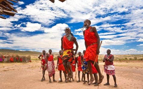 Maasai Warriors Dancing zuru kenya