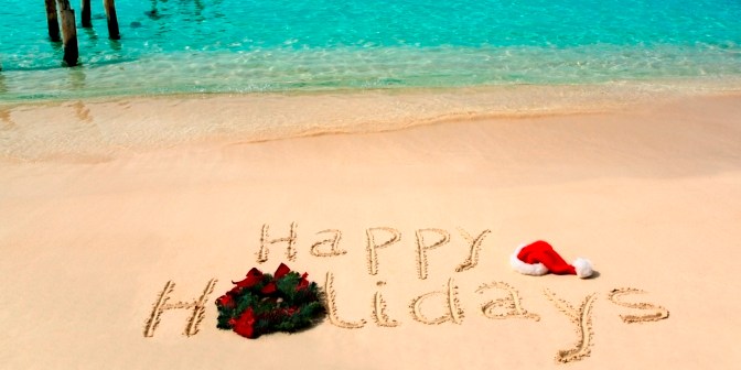 Why holidaymakers throng the coast for the christmas season