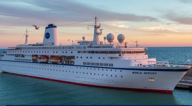 World Largest Floating University, World Odyssey, Charging Ksh6 Million Per Semester Docks In Mombasa